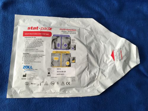 One Set ZOLL Stat-Padz Adult Electrodes w/ HVP Gel 8900-4003