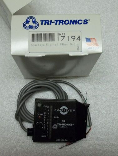 NEW TRI-TRONICS SDF1 &amp; BF-A-36T FIBER OPTIC CABLE &amp; SMART EYE SENSOR