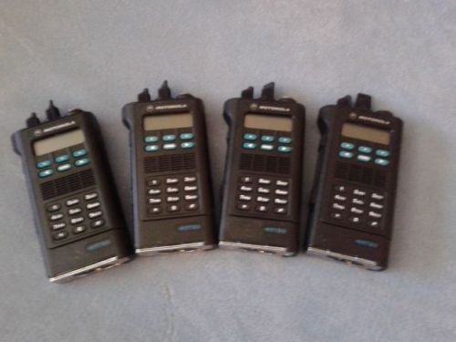 LOT OF 4 EACH MOTOROLA Astro Handi-Talkie FM  Radio Model H04KDH9PW7AN