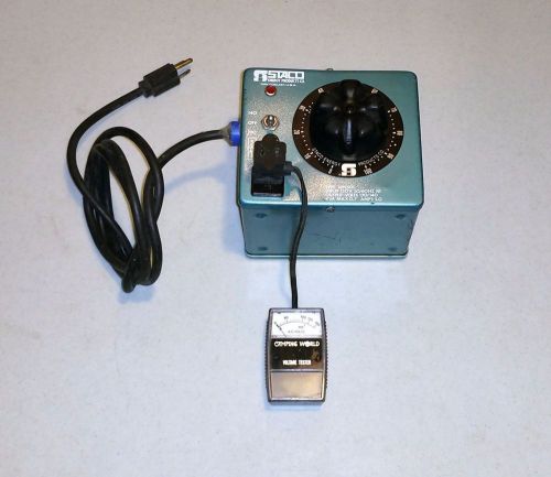 Staco Model 3PN501 autotransformer variac 5 Amp 7 Watt 0-140 Volts AC --- WORKS