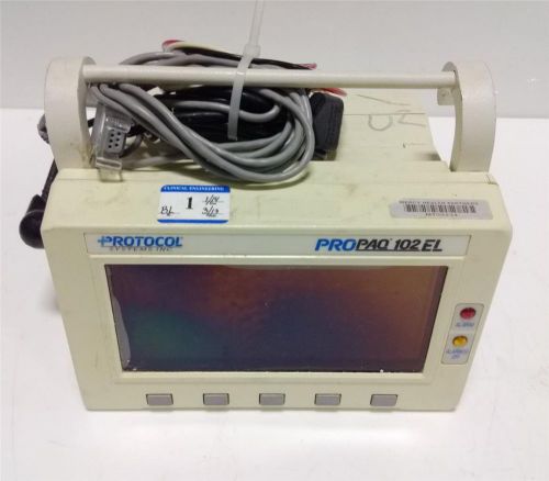 PROTOCOL PROPAQ 102EL PATIENT MONITOR TDO4383