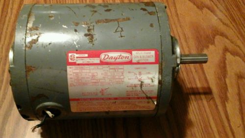 Dayton Fan Blower Motor frame 48; Model 5K909C; RPM1725 1/3HP 60H