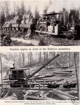 CD     1910 LOGGING &amp; SAWMILLING  1/20.3 On3 On30 HO scale O S Sn3 HOn3 sawmill