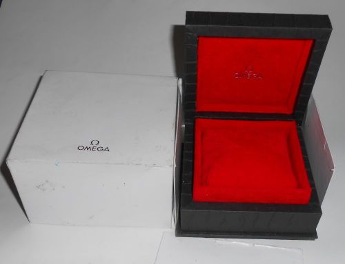 RARE OLD USED WATCH BOX FOR BLACK OMEGA