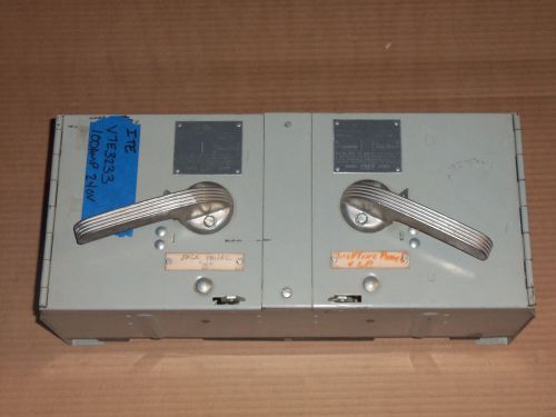 ITE SIEMENS V7E V7E3233 100 AMP 240V FUSIBLE FUSED PANEL PANELBOARD SWITCH