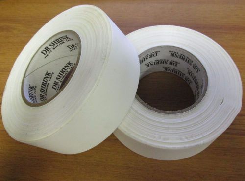 *LOT OF 2* DR SHRINK 2&#034; WHITE HEAT SHRINK TAPE .... VJ-94