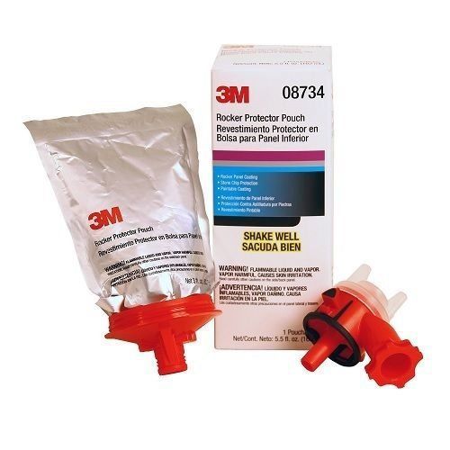 3M 08734 Off-White Rocker Panel Coating - Liquid 5.5 oz Pouch