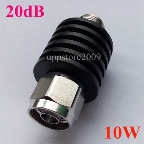 20dB DC 3.0GHz 50ohm N style 2W male to female RF Coaxial Attenuator