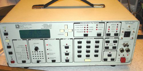 970 International Sciences, INC Transmission IMPAIRMENT MEASURING SET