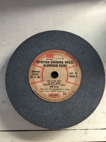 Vitrified Grinding Wheel - 7x1x1/2 - Sears Craftsman