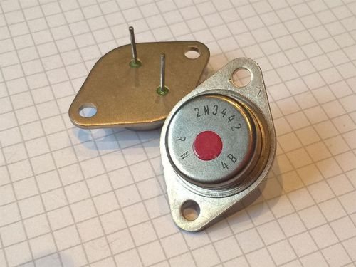 RCA 2N3442 BiPolar Transistor NPN 140V TO-3 NOS