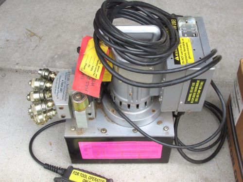 Hytorc-115 Model D Electric Hydraulic Pump 1 1/8Hp, 12,000 Rpm .. UT-01