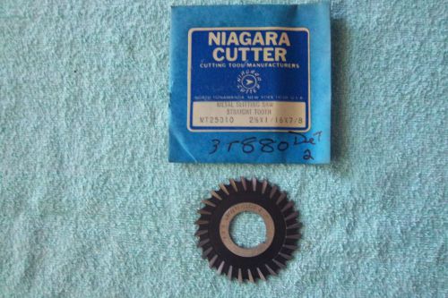 NIAGARA CUTTER METAL SLITTING SAW 2 1/2&#034; X 1/16&#034; X 7/8