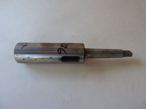 Morse taper adaptor, #2 - #3 South Bend Lathe