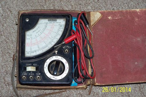 Vintage midland 23-101 portable multimeter in original case manual for sale