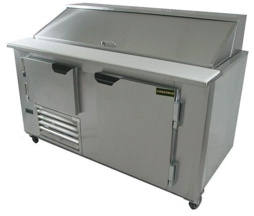 Cooltech 1-1/2 door refrigerated sandwich prep unit 60&#034; for sale