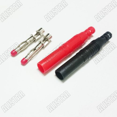 6x High pressure 4MM Banana Plug Insulated for Multimeter BINDING POST