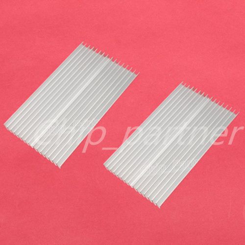 2pcs 100X60X10mm IC Heat sink Aluminum Cooling Fin