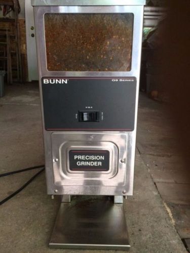 BUNN G9 HD SINGLE HOPPER COFFEE GRINDER * Works Great *