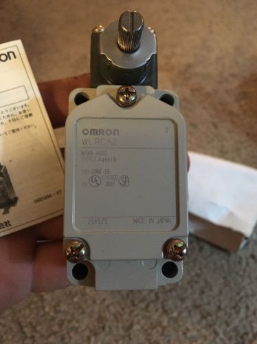 OMRON WLRCA2 LIMIT SWITCH NEMA A600 TYPE 3,4,13