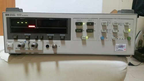 Agilent HP 8508A Vector Voltmeter, Opt 001 + 85082A Input Module, Calibrated