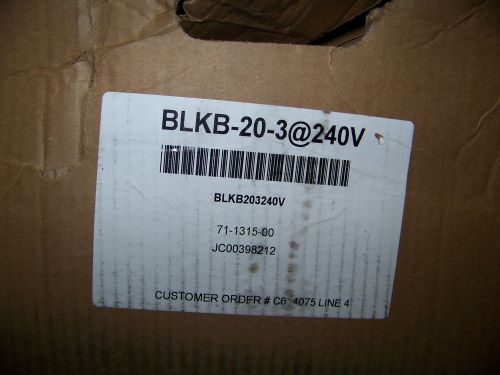 Bel Thermal Unit 208-240 V 60 Hz 3 Phase 14.4-19.2 KW BLKB-20-3@240V 71-1315-00