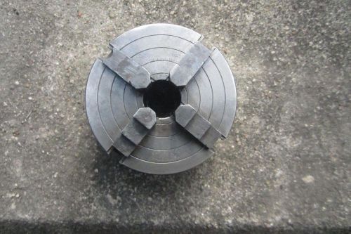 Watson 3 inch 4 jaw lathe chuck 5/8 -18 threaded back nice condition for sale