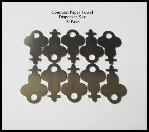 Universal paper towel dispenser key precut 10 pack new janitor refill for sale