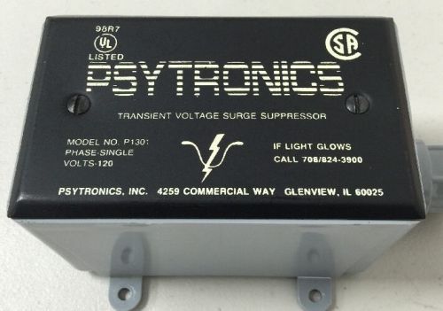 Psytronics Transient Voltage Surge Suppressor P1301, Single Phase, 120 Volts