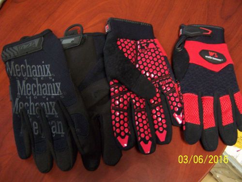 MECHANIX GLOVE AND WELLS LAMONT UTILITY GLOVES SIZE LARGE