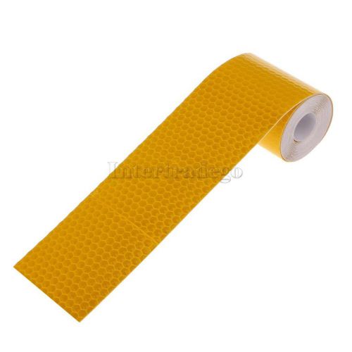 Diy safety car truck warning night reflective strip tape sticker roll orange for sale