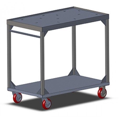 Carter-hoffmann uc3s2433 three shelf utility cart 700 lb. capacity for sale