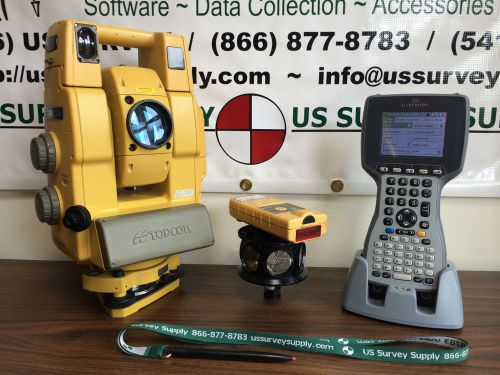 Topcon GTS 825A Robotic Total Station System w/ Allegro MX &amp; SurvCE 5 - WNTY!