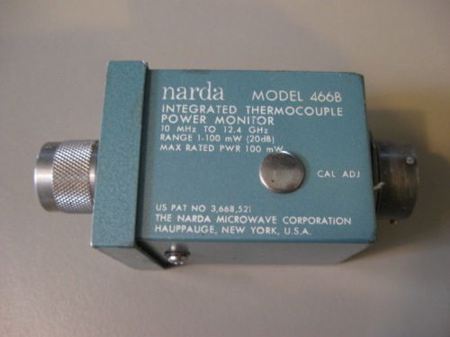 Narda Model 466B Integrated Thermocouple Power Monitor