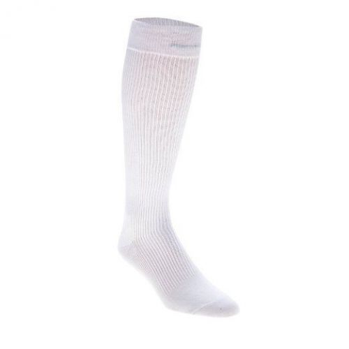 Casual Cotton 15-20mmHg Closed Toe Men&#039;s Knee High Sz C (11.5-14) White, 186CC10