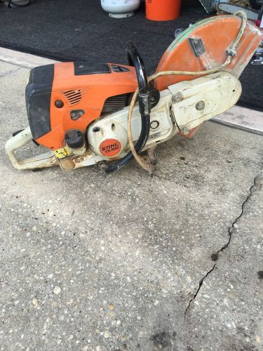 Stihl TS 700 Concrete Demo Cutoff Saw LOOK!!