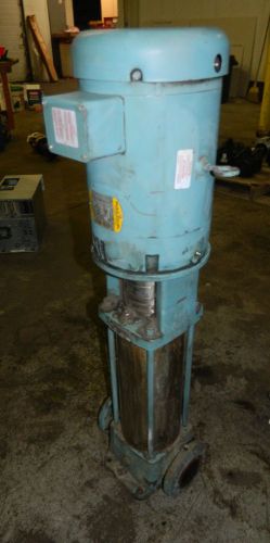 Grundfos 10 hp motor w/grundfos cr8 water pump, cr8-120 u-g-a-auue, used for sale