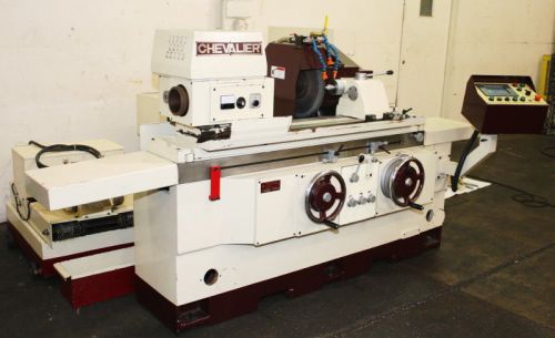 12&#034; Swg 24&#034; cc Chevalier CG 1224A OD GRINDER, PLC AUTO INFEED, HYD. Tbl, COOLANT