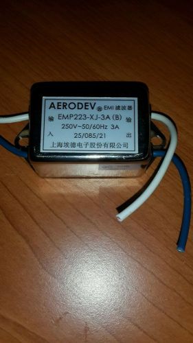 AERODEV EMP223-XJ-3A (B) EMI FILTER 250V 50 60 HZ 3A