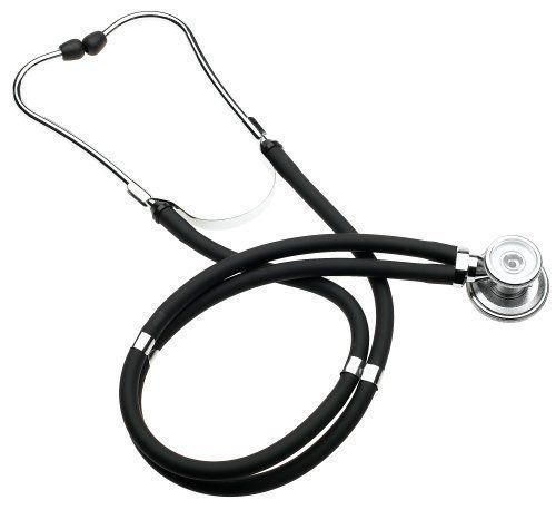 New SPRAGUE RAPPAPORT DUAL HEAD STETHOSCOPE - Color Black US Seller