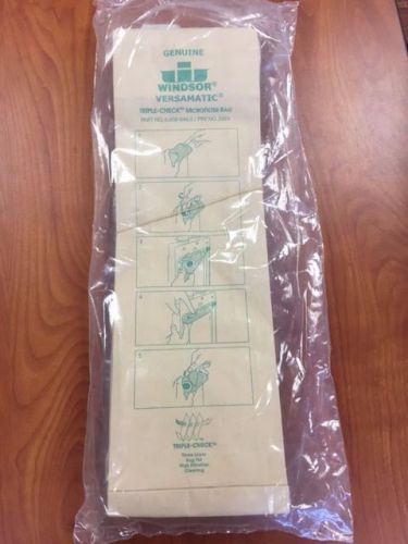 10 Windsor 8.600-046.0 Genuine Versamatic Triple-Check Microfilter Vacuum Bags