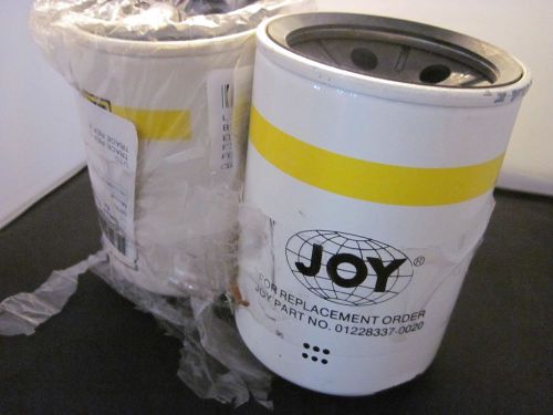 2X PAIR Joy 01228337-0020 Oil Filter Gardner Denver Compair