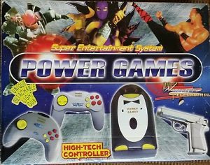 NES Game Player - Power Games Penguin Super Entertainment System