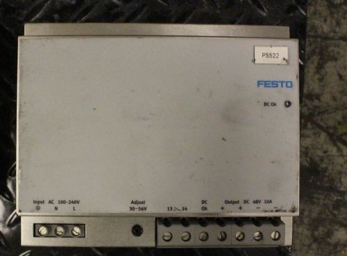 Festo 48vdc Power Supply SVG-1/230VAC-48VDC-10A