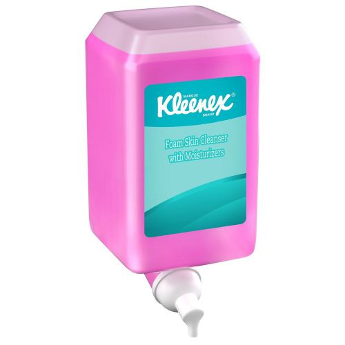 Kleenex liquid hand soap with moisturizers (91552) pink floral scent 1.0l 6 b... for sale