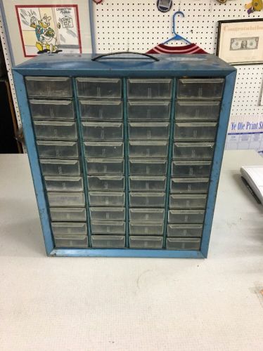 Akro mils metal small parts tools storage box bin cabinet case crafts 32 drawer for sale