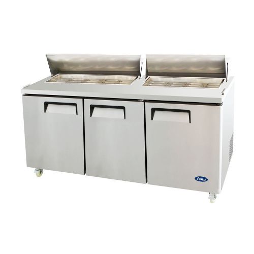 MSF8304  3 Door Sandwich Prep. Table Dimensions 72.7 x 30 x 43.7