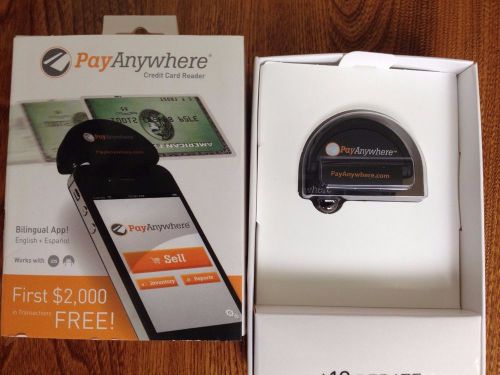 NIB PayAnywhere Credit Card Reader For Smartphones Android  &amp; iOS