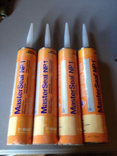 4 Tubes Of Masterseal NP1 10.1 OZ Polyurethane Sealant