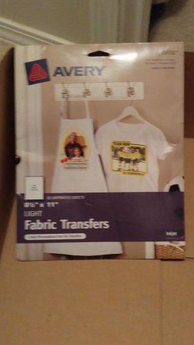 Inkjet Heat Light Fabric Transfer Paper Iron on Paper Sheets 19 Pc Size 8.5&#034;x11&#034;